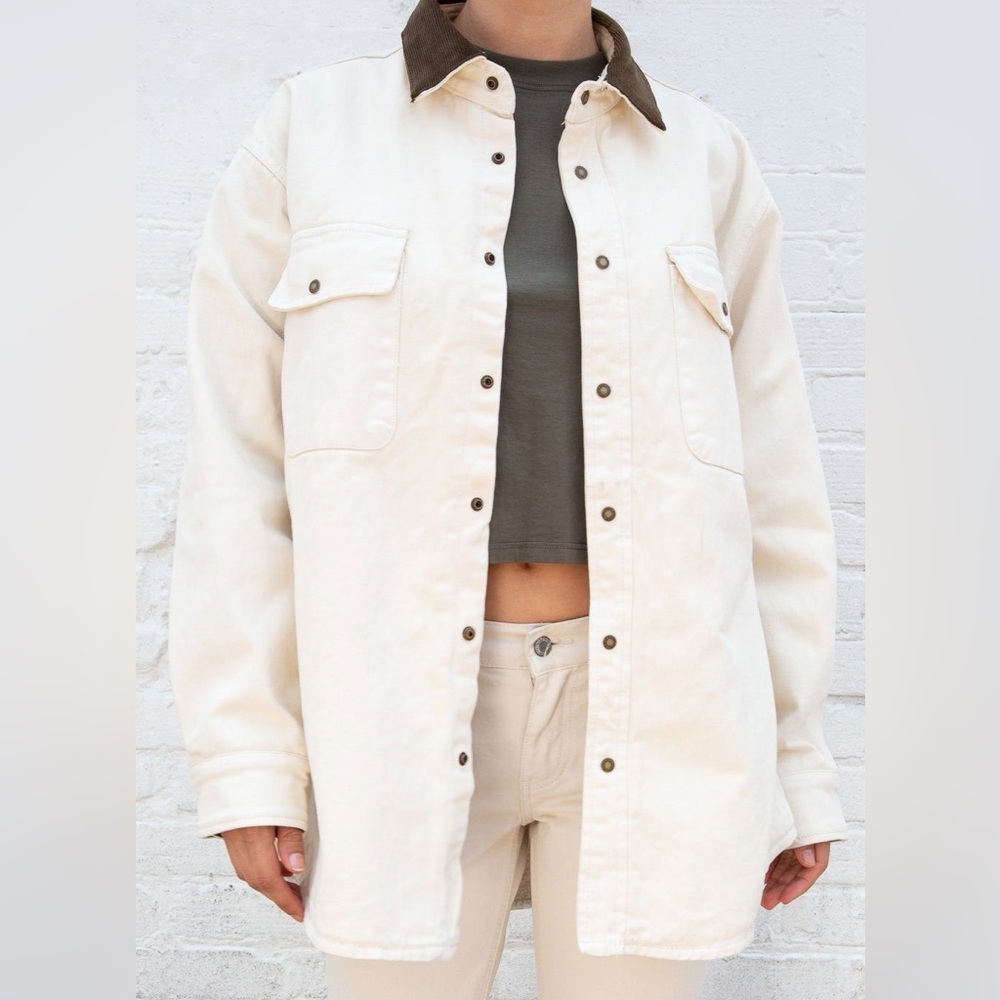 Brandy Melville Nancy Shearling Jacket Gem
